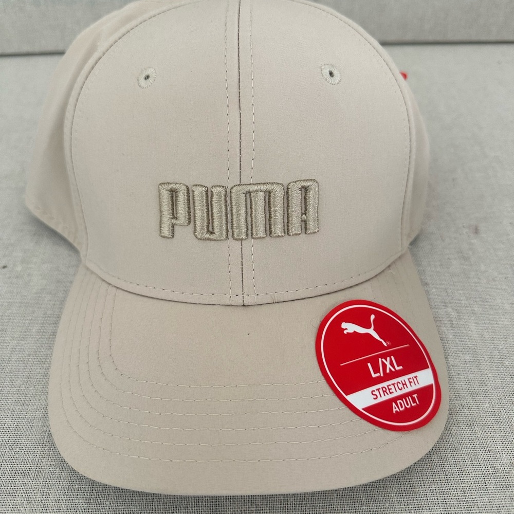 Puma Beige Stretch Fit Cap